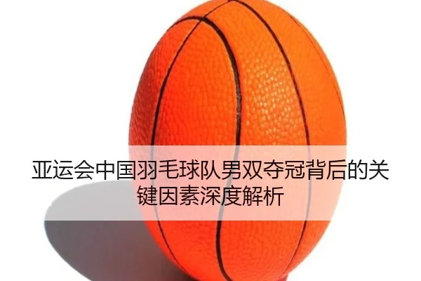 亚运会中国羽毛球队男双夺冠背后的关键因素深度解析